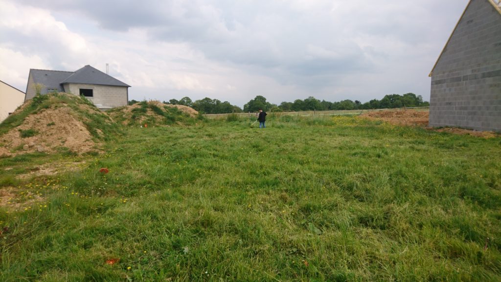 Débroussaillage du terrain