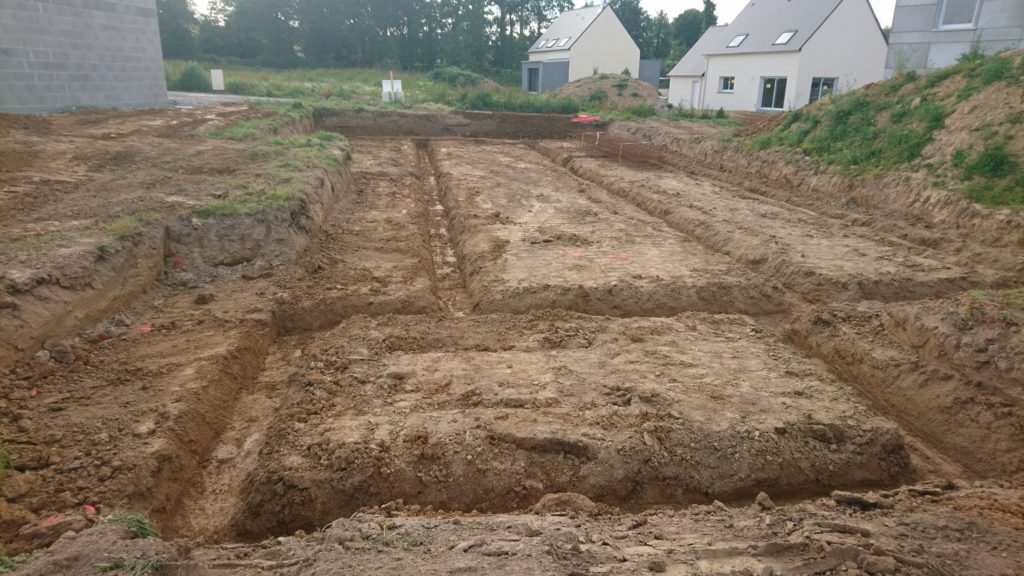 tranchées pour semelles