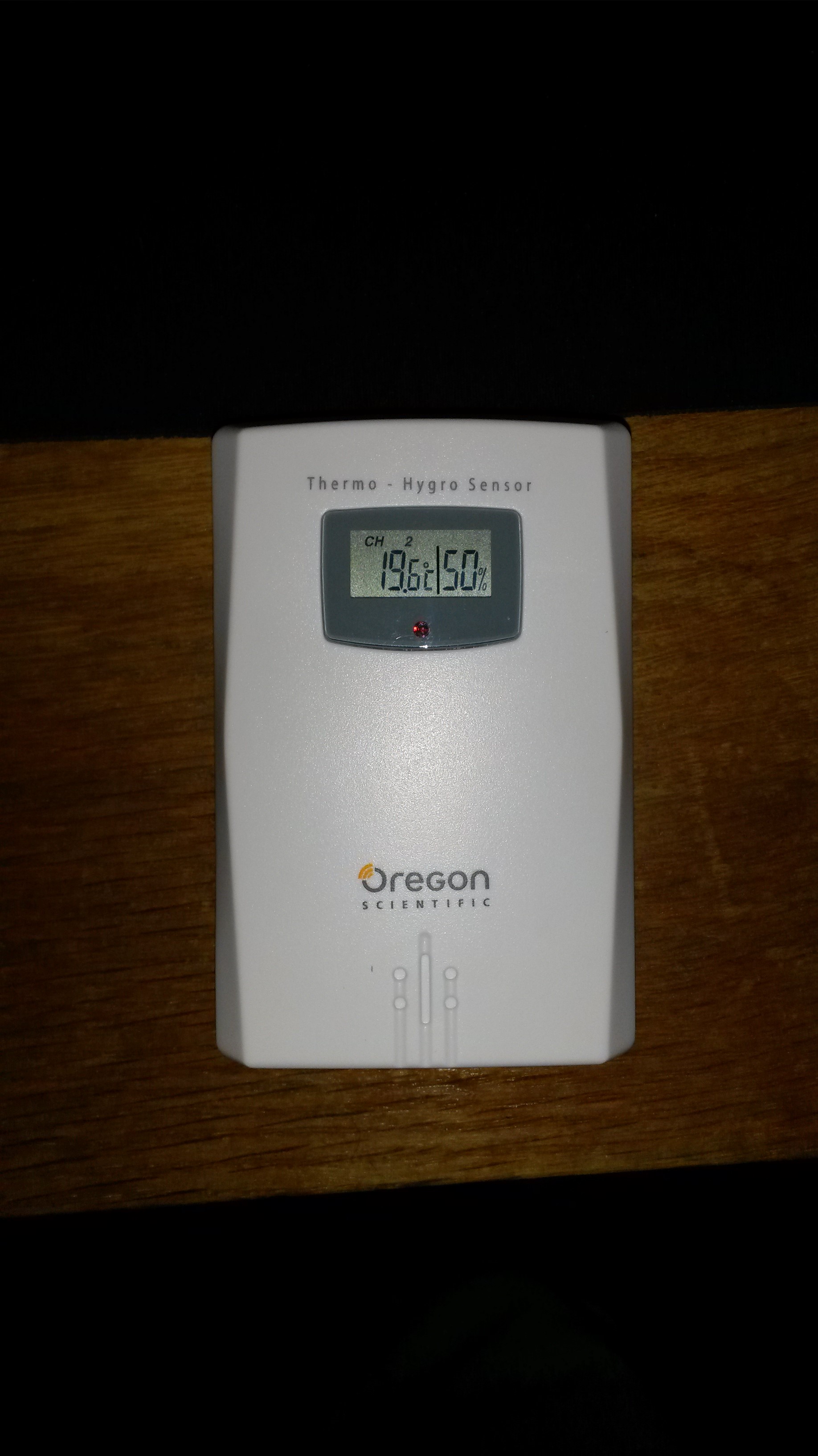 La sonde Oregon Scientific pour mesurer l'humidité et la température